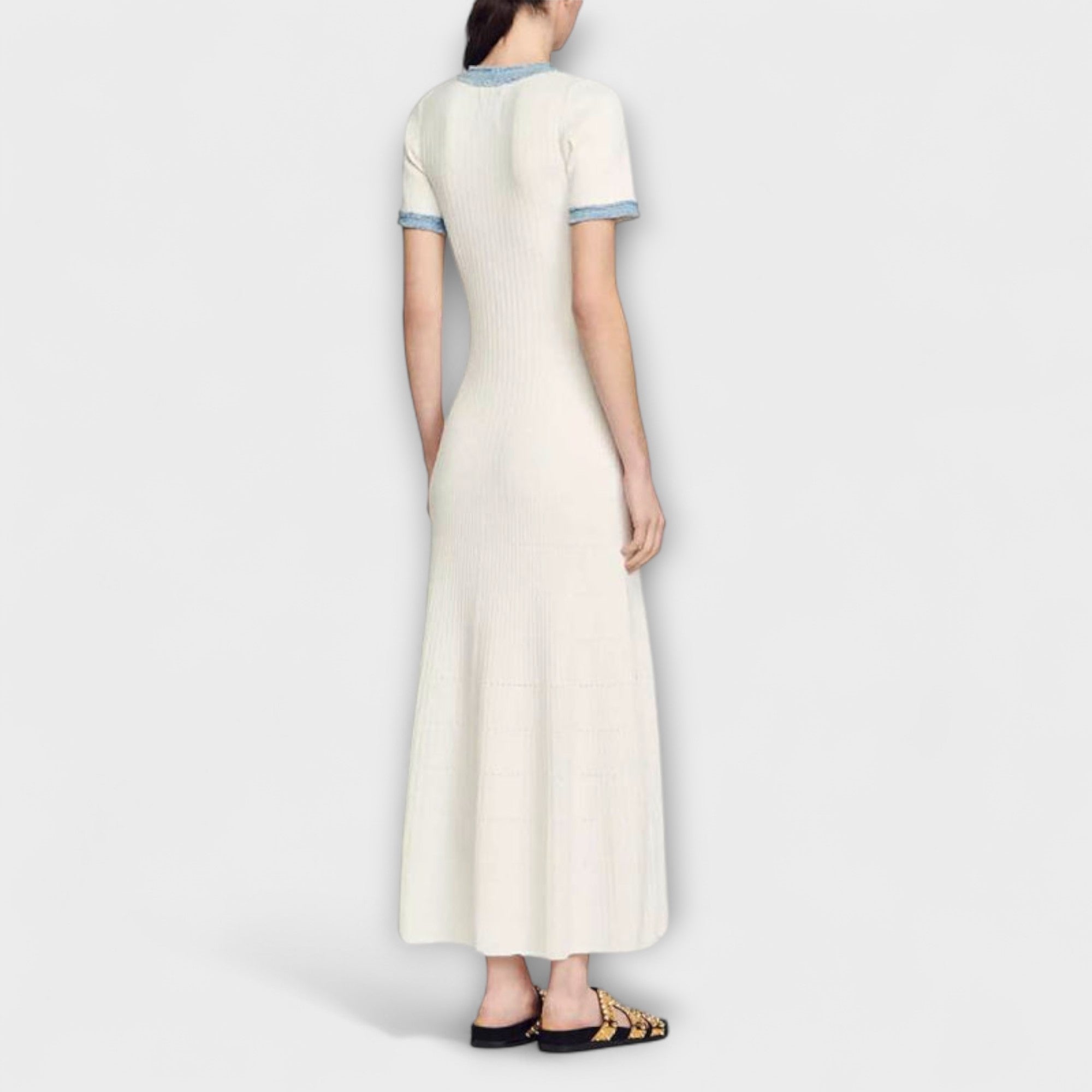 Alecia - Strukturiertes Maxikleid