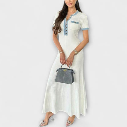 Alecia - Strukturiertes Maxikleid