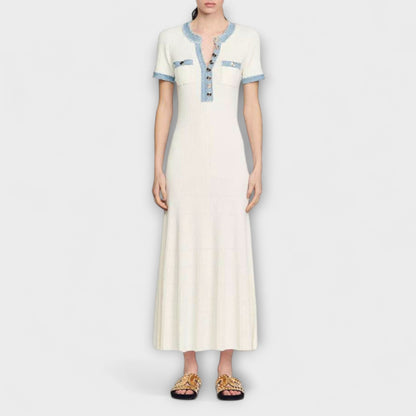 Alecia - Strukturiertes Maxikleid